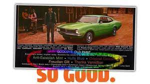 Ford Maverick Color Names Used To Be