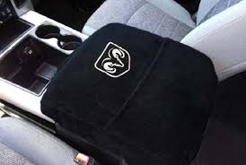 Licensed Ram Logo Armrest Console Cover