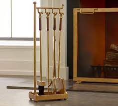 Industrial 5 Piece Fireplace Tool Set