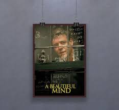 A Beautiful Mind 2001 Poster American