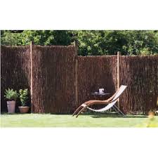 Willow Twig Privacy Screen Fence