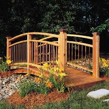 Arched Garden Footbridge Woodworking Plan