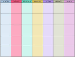 Timetable Template For Teachers