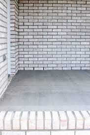 Painted Concrete Porch