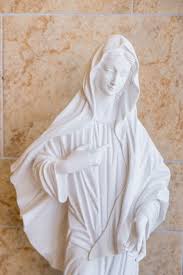 Our Lady White Statue For Interiors And