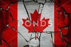 National Flag Of Canada Depicting In