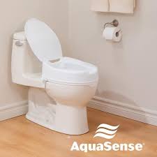 Aquasense Raised Toilet Seat With Lid