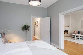 Light Grey Wall Colour Home Bedroom