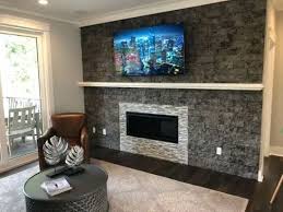 Stone Veneer Fireplace With Evolve Stone