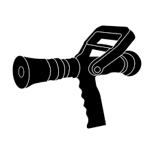 Firefighter Jet Nozzle Icon Vector