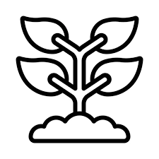 Icono De Contorno Puerta Jardinería