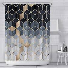 Dekelaifu Marble Shower Curtain Fabric