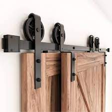 Single Track Bypass Barn Door Hardware