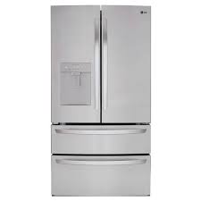 Lg 29 Cu Ft French Door Refrigerator With Slim Design Water Dispenser