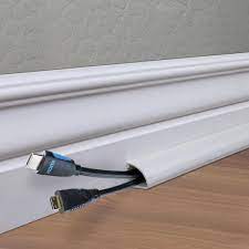 Round Baseboard Cord Channel