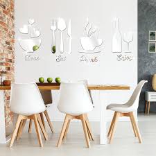 Tea Cup Bottle Sign 3d Mirror Decal