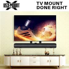 Usx Has004 Universal Sound Bar Tv Bracket For Mounting Above Under Tv W Speaker