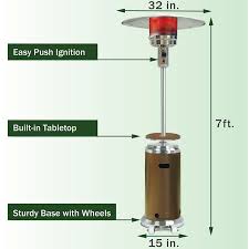 Hanover Bronze Steel Umbrella Patio