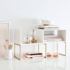 Glam Desk Shelves Pottery Barn Teen