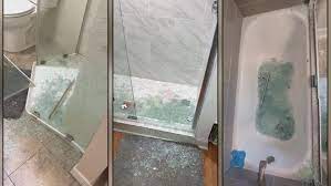 Glass Shower Doors Exploded