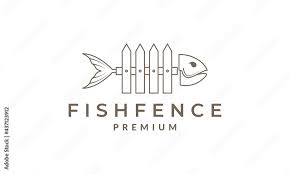 Fence Yard Lines With Fish Bone Logo