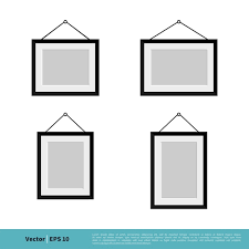 Premium Vector Blank Frame Hanging