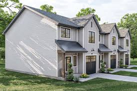 Triplex House Plan With Matching 3 Bed