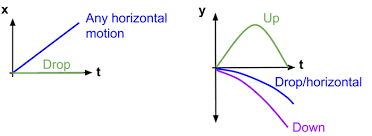 Projectile Motion Graphs Review