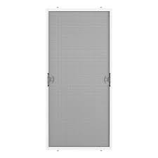 35 75 In X 76 75 In White Reversible Patio Screen Door With Handles