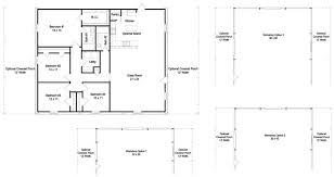 Metal Frame Barndominium Plan 2000