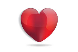 Heart Love Stylized Swirl Vector Logo