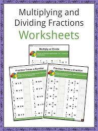 Dividing Fractions Facts Worksheets