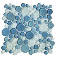 Bubble 12 W X 12 L Glass Tile