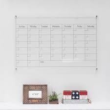 Reusable Acrylic Dry Erase Board Wall Month Planner Parisloft