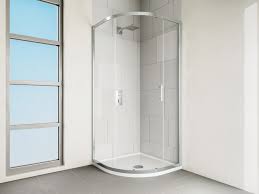 Verve 1 Door Quadrant Silver Shower