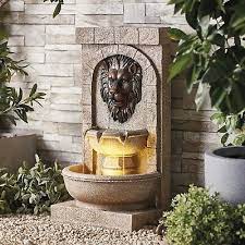 Serenity Garden 59cm Lion Head Wall