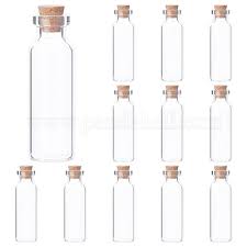 Pandahall 10ml Mini Glass Jars Bottles
