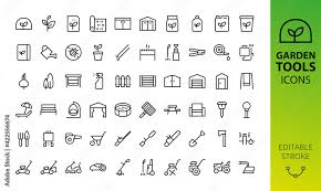 Tools And Buildings Isolated Icons