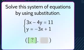 Solve This System Of Equations By Using