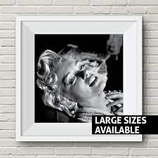 Marilyn Monroe Print Classic Black And