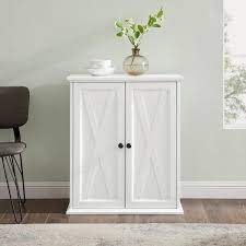 Crosley Clifton Stackable Pantry Distressed White