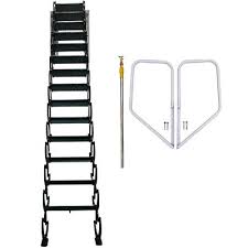 Wall Mounted Telescopic Folding Ladder