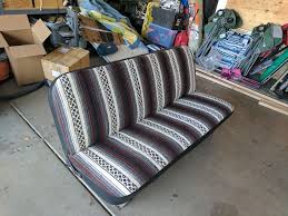 1972 C10 Custom Mexican Blanket Bench