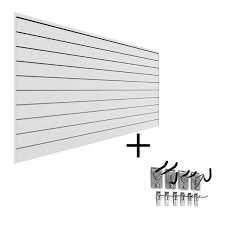 Proslat Pvc Slatwall 8 Ft X 4 Ft