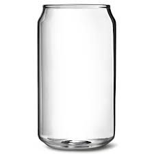 Beer Can Glass 14oz 400ml Coke Can