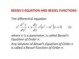 Equation And Bessel Functions