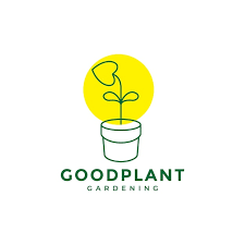 Line Pots With Love Leaf Plants Logo
