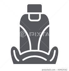 Car Seat Glyph Icon Auto And Part Car
