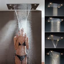 Luxury Led Rain Shower Head Faucet Set