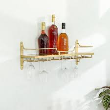 Wall Mounted Wine Rack Glass Rack